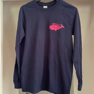 Nantucket Whale Long Sleeve T Shirt